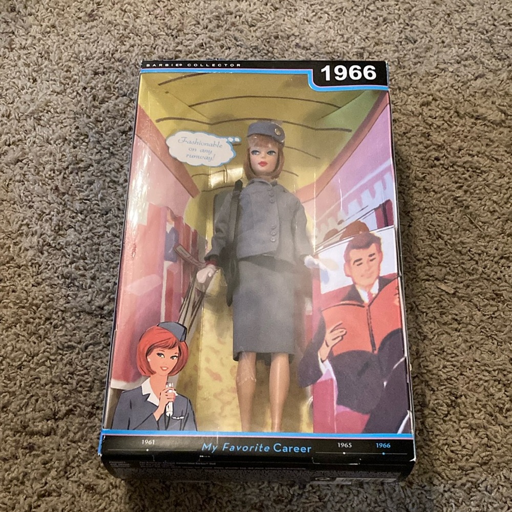New Barbie my favorite career 1966 Pan Am stewardess